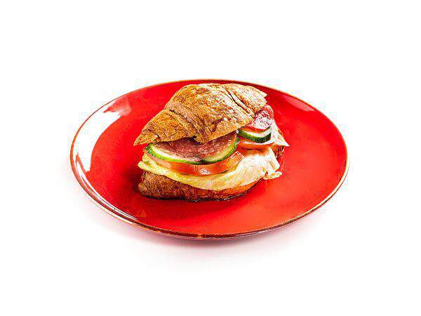 Кафе Королевский пекарь - Круассан с салями