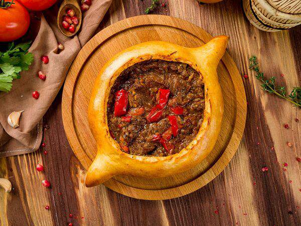 Джигари - Хачапури по-аджарски с чашушули