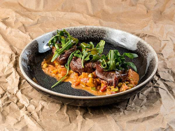 Скандалистъ - Медальоны с овощным соте