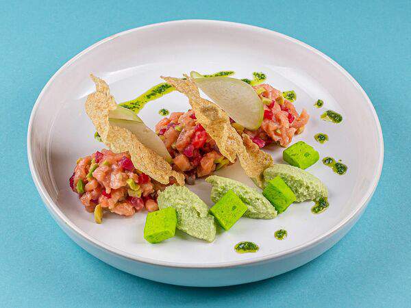 Jesstaurant - Тартар из лосося с зеленой редькой