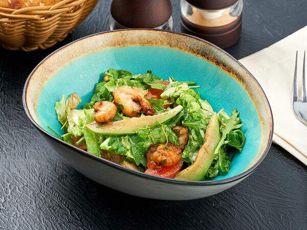 Салам - Салат Авокадо с Креветками