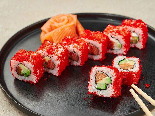 Суши муши - Ролл Калифорния с лососем