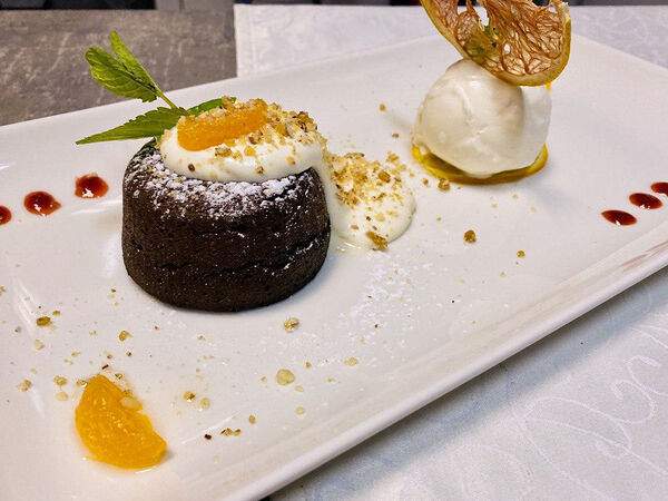 Ristorante Da Claudio - Шоколадный фондан