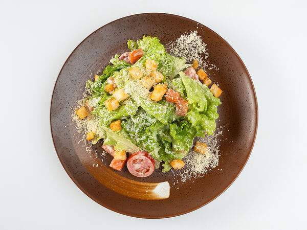 My Way, лапшичная - Салат Цезарь с лососем