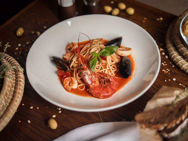 Philosophia Life - Спагетти с морепродуктами