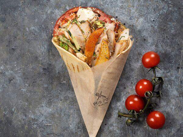 Роб рой - Роб Рой в греческой пите с филе цыпленка