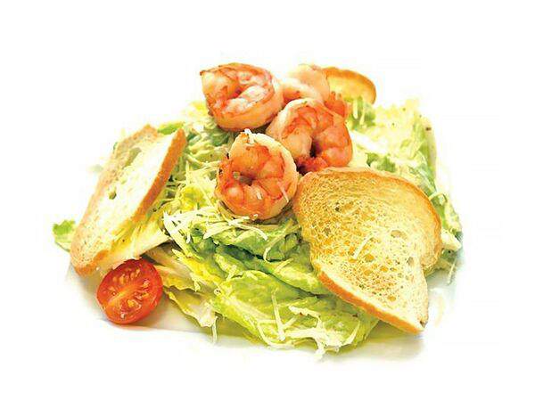 Premium - Салат Цезарь с креветками