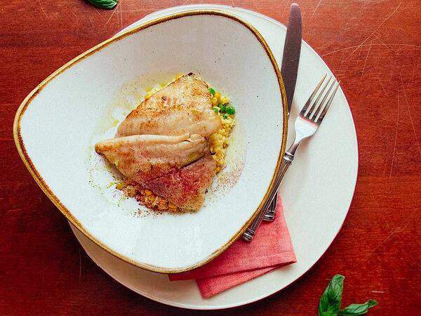 Ресторан 101 - Тилапия с булгуром