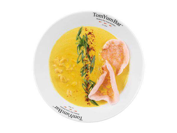 TomYumBar - Кукурузный крем-суп с лососем