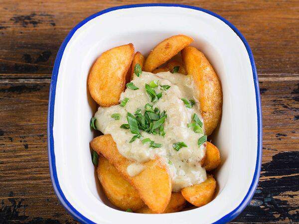 Краснодарский парень - Картофель по-деревенски с соусом горгонзола