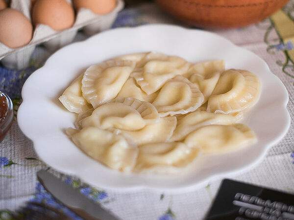 Пельменная на Горького - Вареники с творогом