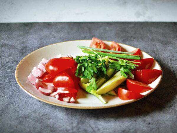 Сад On line - Плато свежих овощей