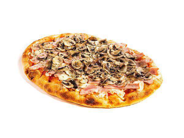 Кафе Королевский пекарь - Пицца Римская с ветчиной, беконом и грибами