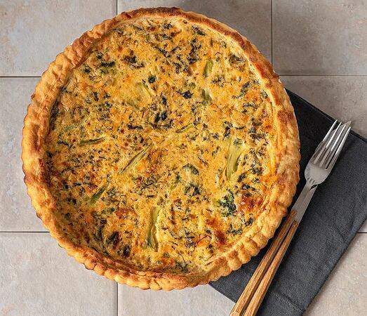 ОкПирог - Киш с семгой и брокколи