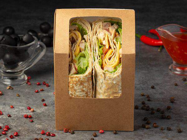 Микс - Ролл Цезарь с курицей