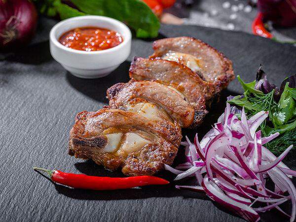 Новорижская застава - Шашлык из телячьей грудинки