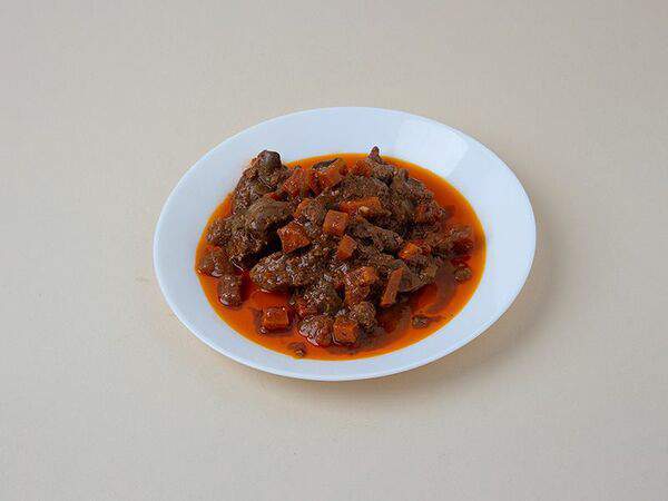 Кулинария прямо как дома - Гуляш из печени