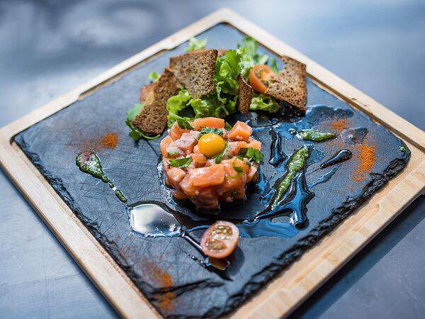 Вкусный дом - Тар-тар из лосося