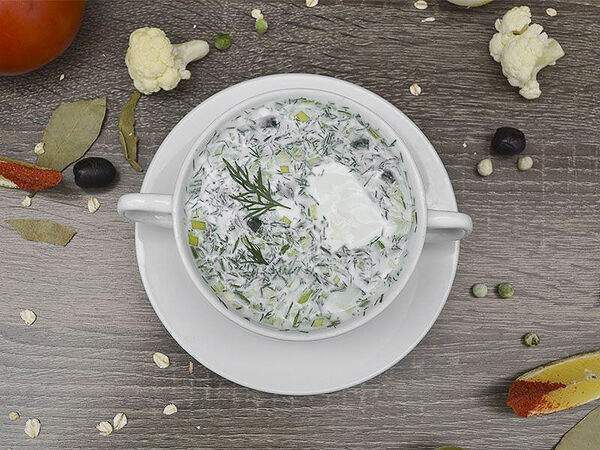 Ланч-кафе Baza Plaza - Окрошка на квасе