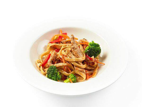Алана мама - Wok Классический Удон с цыпленком