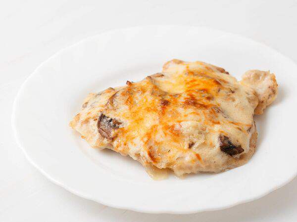 Зерно - Мясо, запеченное с грибами