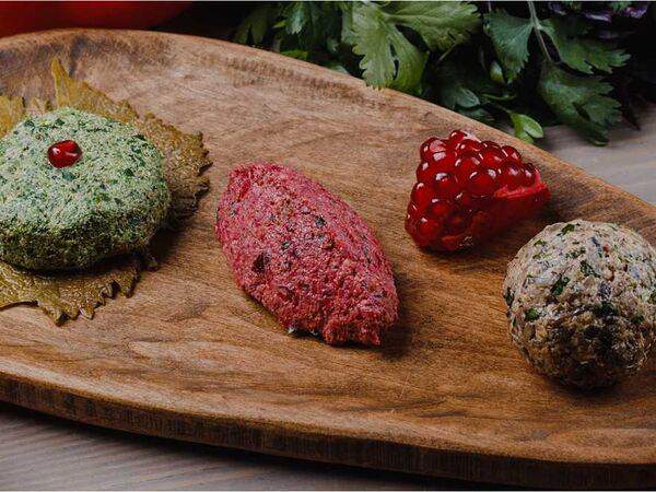 Дэда - Пхали из шпината, свеклы и грибов