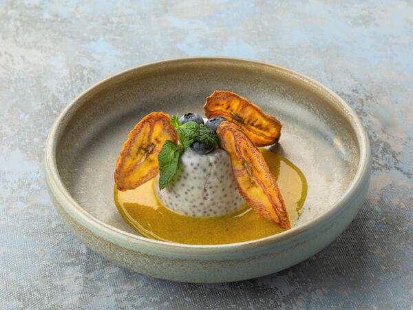 На Парах - Панна котта с семенами чиа