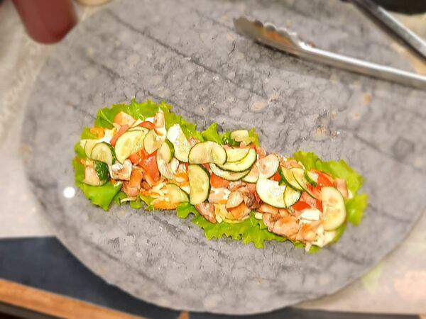 Твоя любимая еда - Шаурма с креветками