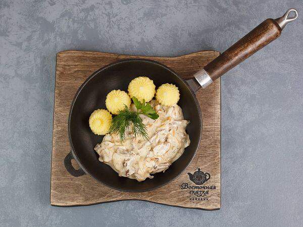 Чайхана восточная сказка - Бефстроганов с картофельным пюре