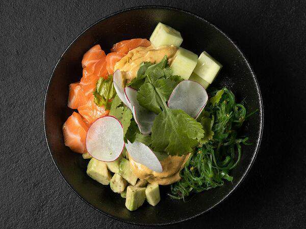 Pizza Shop - Поке с лососем и рисом