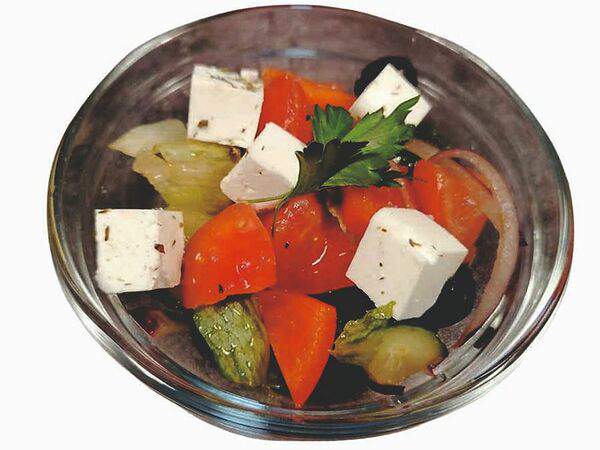 Лобио - Салат овощной с брынзой