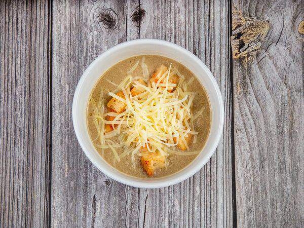 Пицца & хинкали - Крем-суп грибной