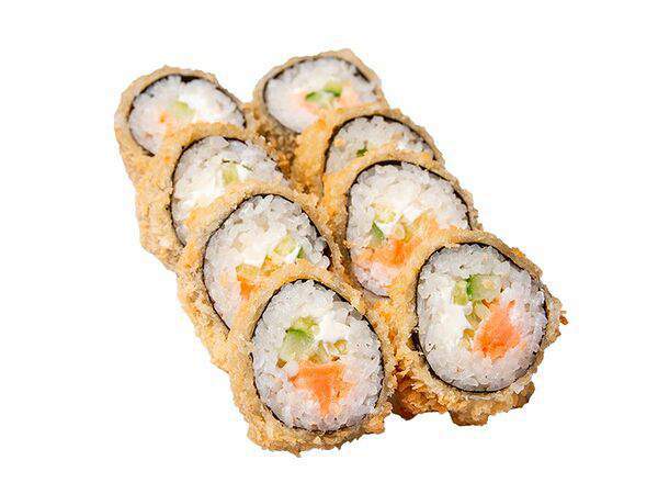 Зелёный ролл - Сяке темпура