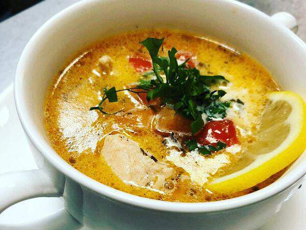 Дубай Фьюжен Арабская кухня - Куриный суп со сливками