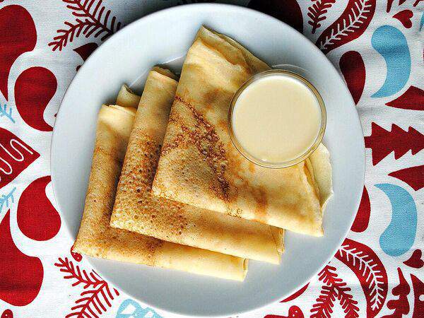 Суп - Блинчики со сгущёнкой