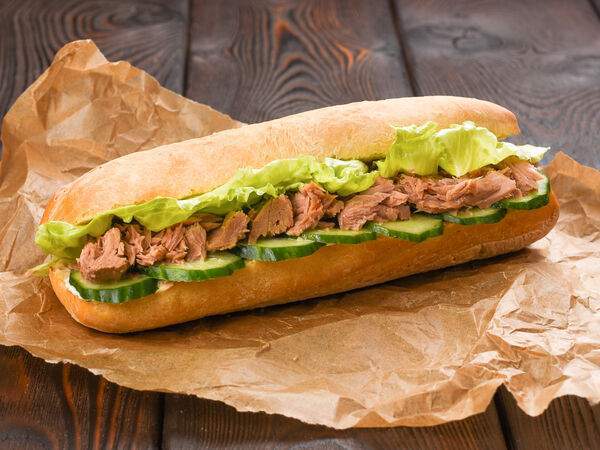 Дом-суши Дом-пиццы - Сэндвич с тунцом