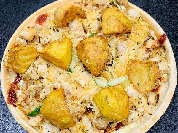 Шаурма 116 - Закрытая пицца с курицей и картошкой