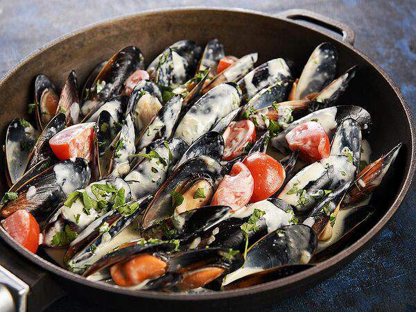 Смокерная BBQ - Мидии Блю-Чиз