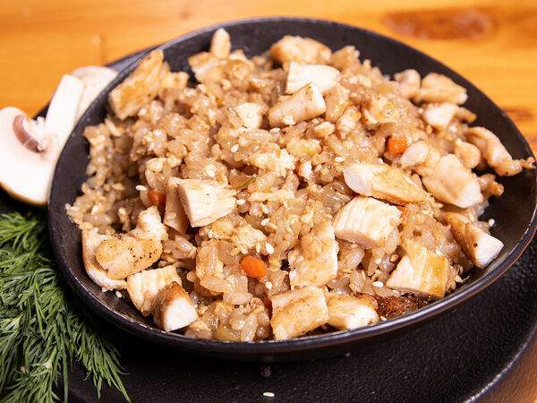 Тот самый бар - Чесночный рис с курицей