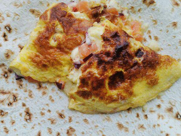 Грузинский дворик - Яичница по-грузински