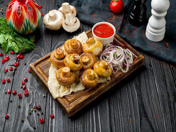 Шашлычная Хан - Шашлык из грибов