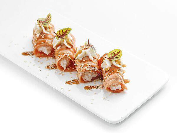 Noodle Wok & Pasta - Вулкан с лососем