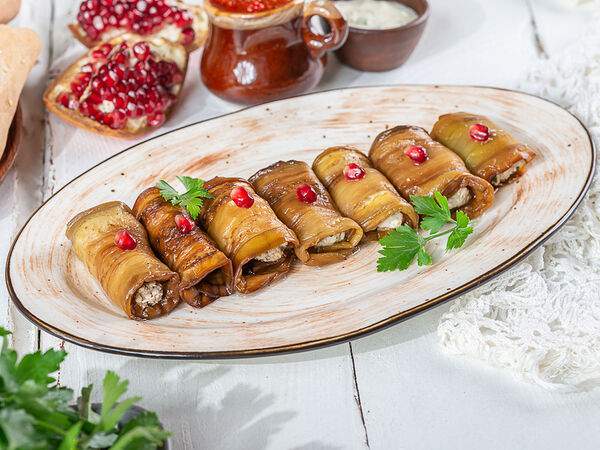 ХашЛаваш - Жареные баклажаны с орехами