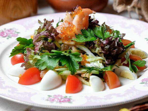 Корчма Веселая кума - Салат Морской букет