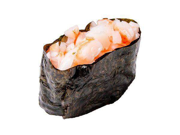 Зелёный ролл - Эби спайси