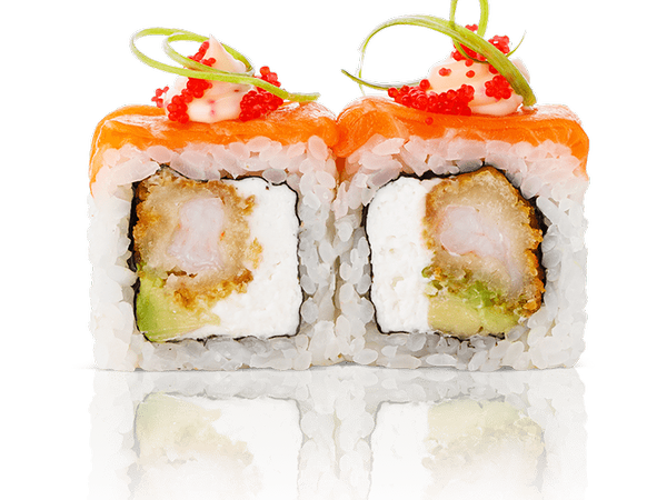 Пить кофе Кино - Ролл Креветка, лосось