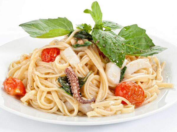 Арт кафе carpe diem - Фетуччини с морепродуктами