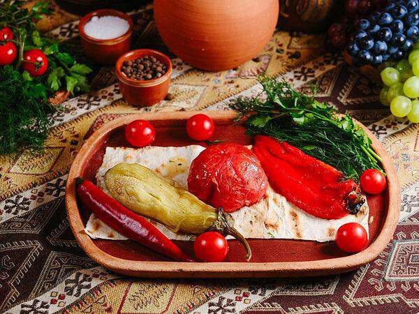 Мускат - Запеченные овощи на мангале