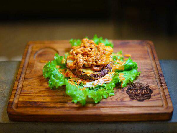 #FARШ - Олд Скул Бургер в листьях