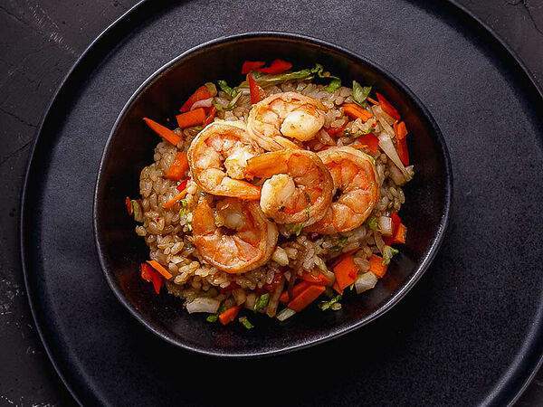 Fine sushi - Тяхан с креветками